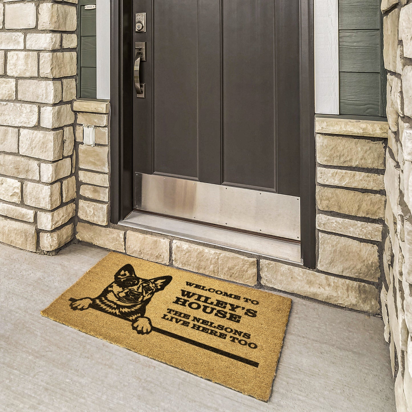 Personalized Dog Doormat | Australian Cattle Dog
