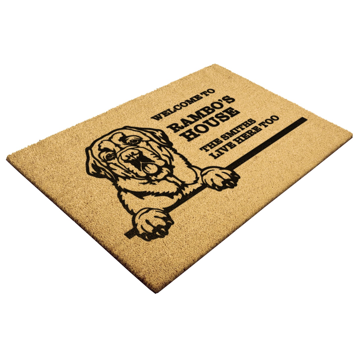 Personalized Dog Doormat | Labrador Retriever