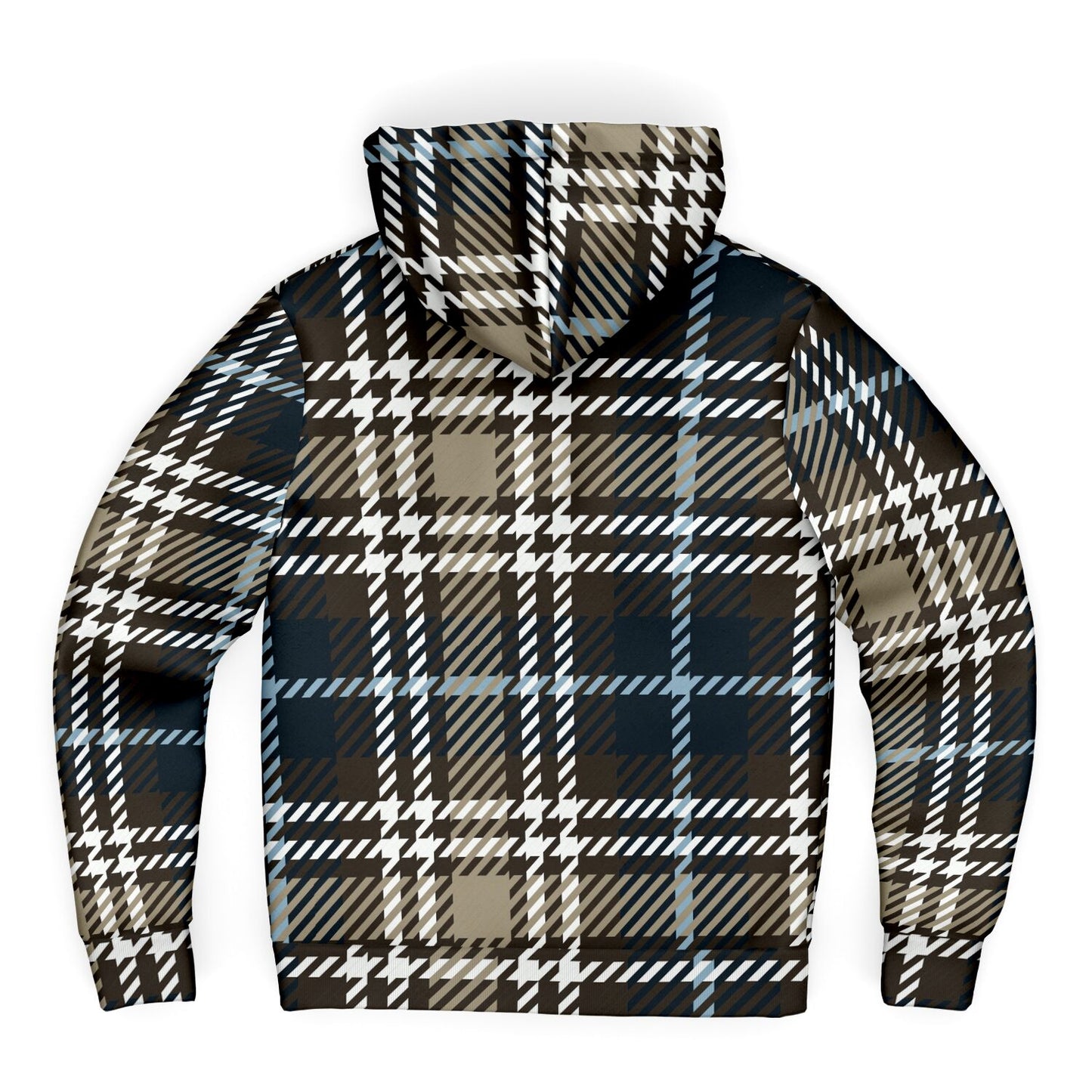 Hooman Microfleece Hoodie | Classic Blue Tartan