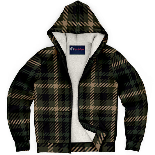 Hooman Microfleece Hoodie | Mallard Tartan