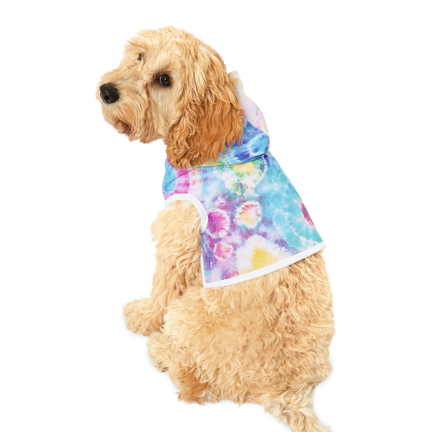 Tie Dye Matching Summer Dog Hoodie | Jewel