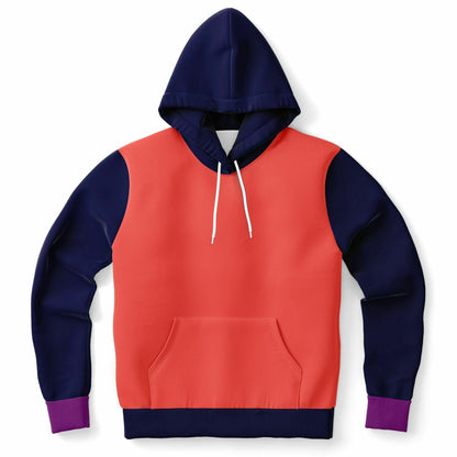 Hand-Made Color Block Hoodie | | Hooman | Regal