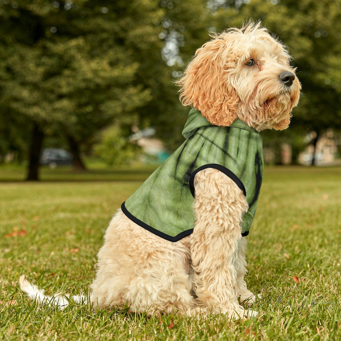 Tie Dye Matching Summer Dog Hoodie | Sea Kelp