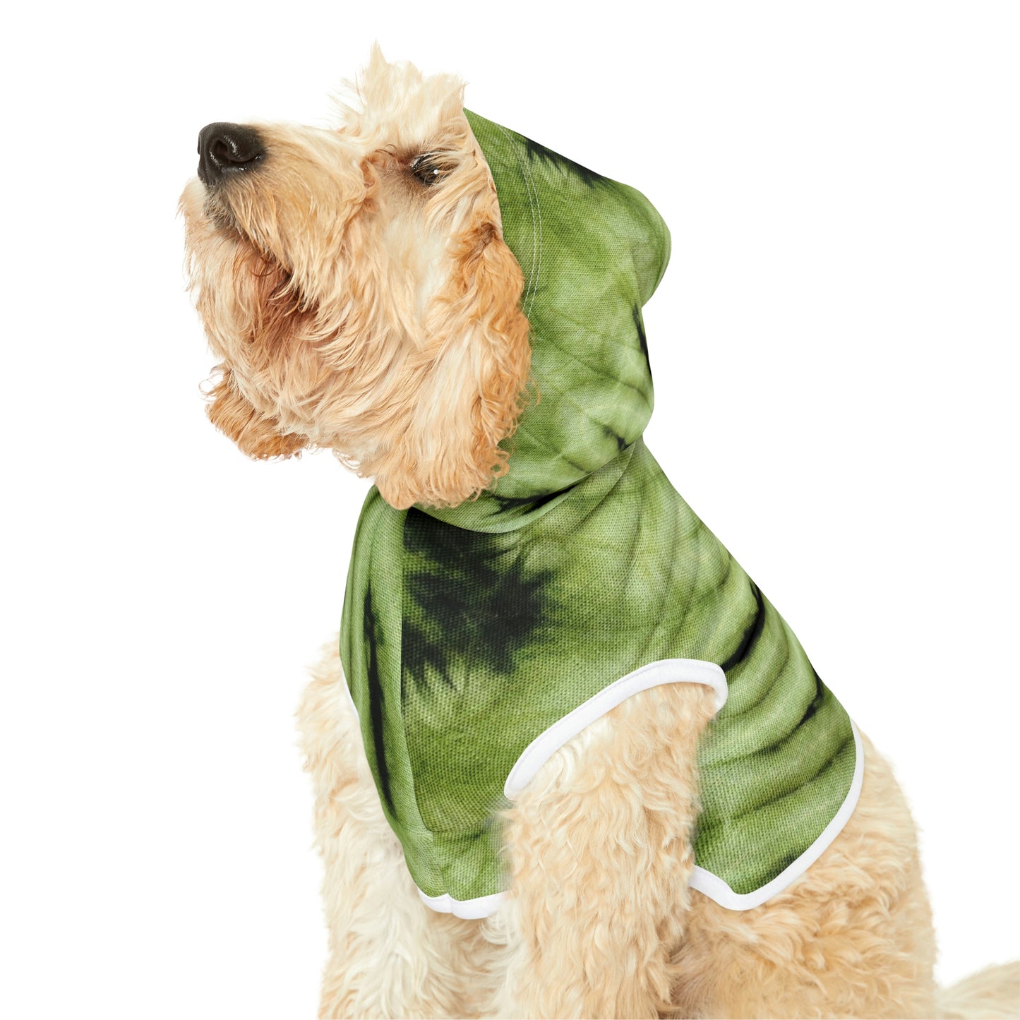 Tie Dye Matching Summer Dog Hoodie | Sea Kelp