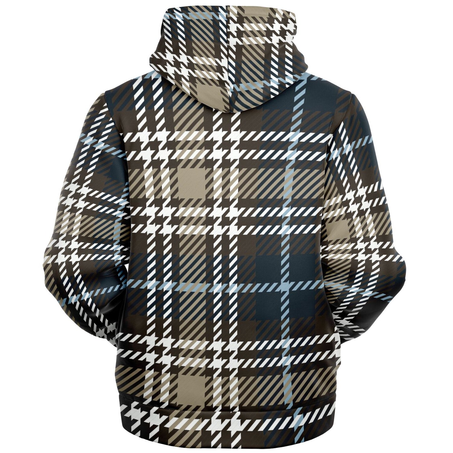 Hooman Microfleece Hoodie | Classic Blue Tartan