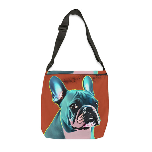 Frenchie Pop Art Print Tote Bag | Warhol
