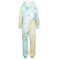 Hand-Made Be Mine Fashion Jumpsuit - Tie Dye 'N Glitter Hearts Print | Matching Dog Hoodie Available