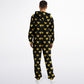Hand-Made Be Mine Fashion Jumpsuit - Golden Hearts | Matching Dog Hoodie Available